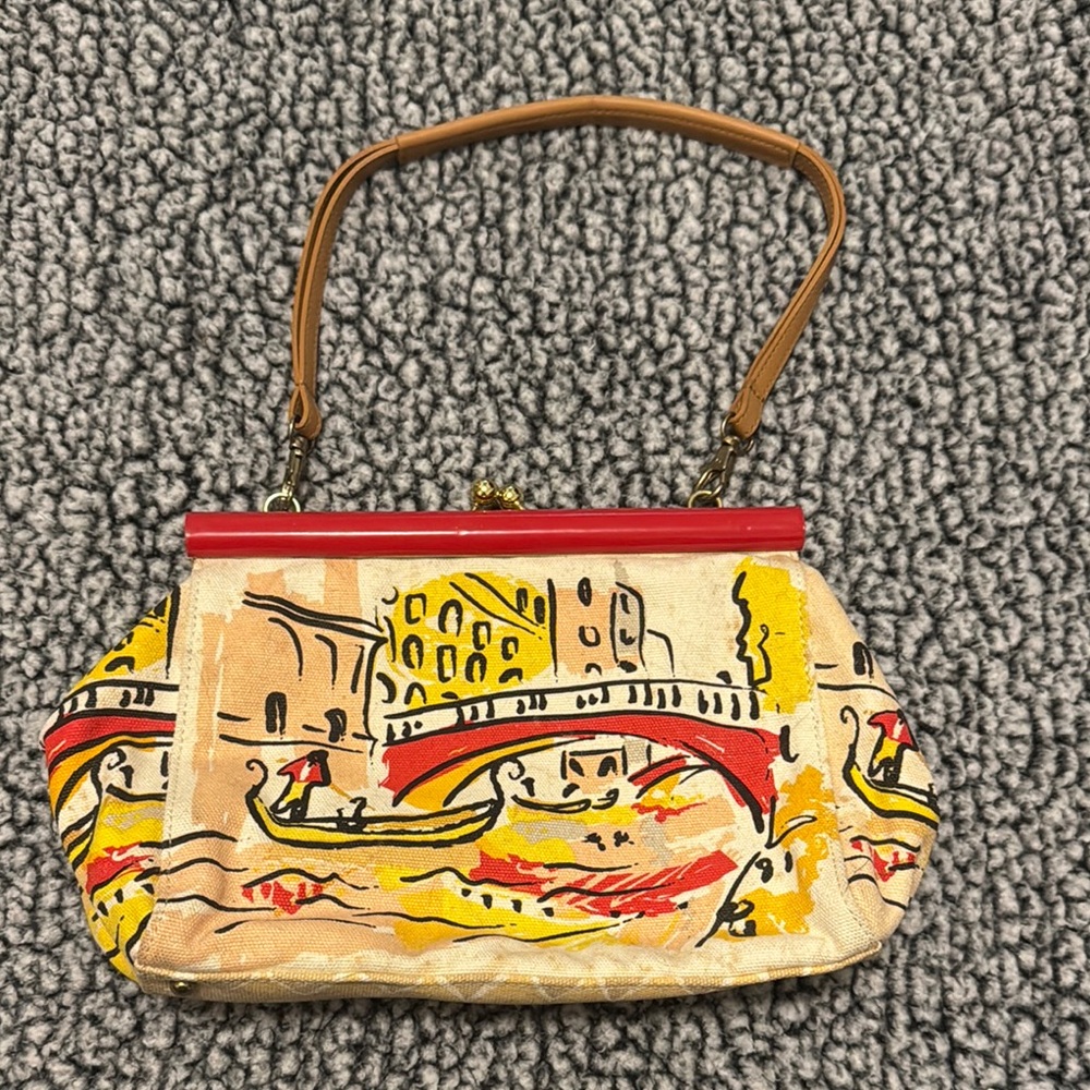 Red and Yellow Artistic Clutch